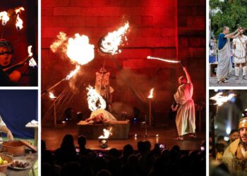 Mercado, espectáculos o juegos, así es la gran fiesta histórica Braga Romana en el norte de Portugal
