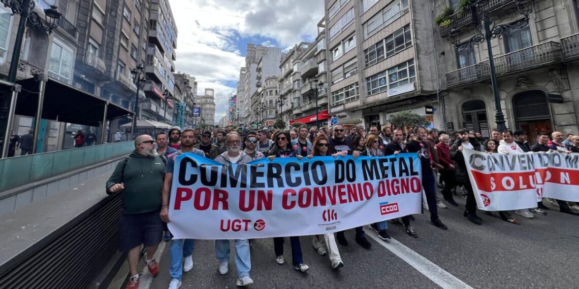 El metal de Pontevedra cierra un preacuerdo para un nuevo convenio con un incremento salarial del 15%