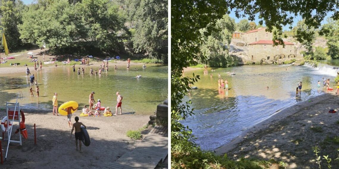 Una de las mejores playas fluviales de Portugal está a una hora de Vigo y en un enclave natural único