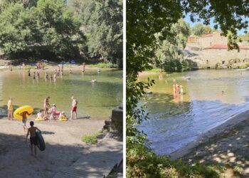 Una de las mejores playas fluviales de Portugal está a una hora de Vigo y en un enclave natural único
