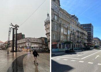 Vigo se prepara para una 'loca' semana meteorológica pasando de la lluvia al calor