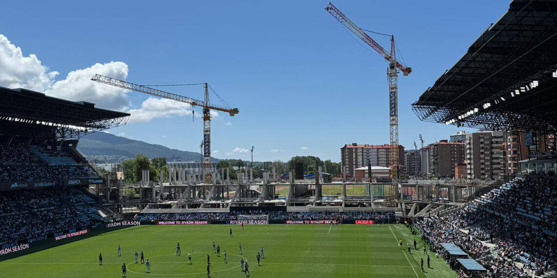 Así avanza la grada de Gol en Balaídos, el Concello de Vigo prevé concluirla este año