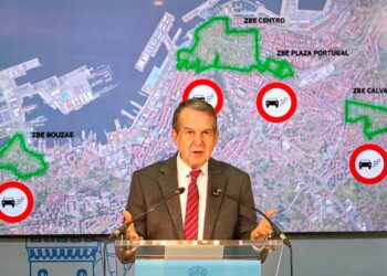 Caballero detalla qué vehículos podrán acceder y circular por las Zonas de Bajas Emisiones de Vigo