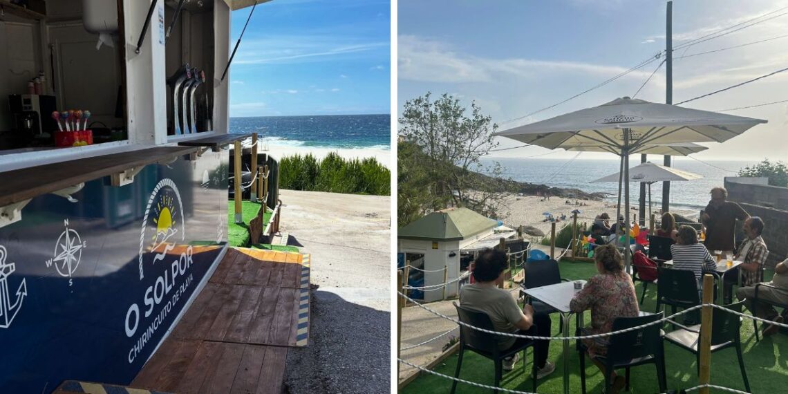 Vigo estrena un nuevo chiringuito en una playa con "belleza natural salvaje" y vistas a Cíes