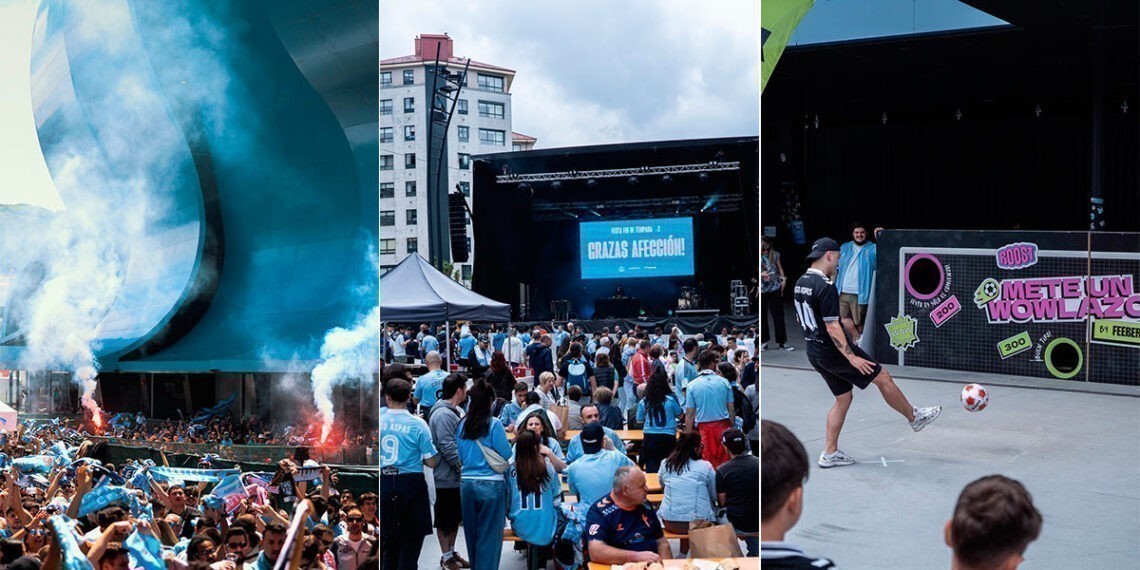 El Celta organiza un fiestón en Vigo con fan zone, conciertos gratis, gastronomía y muchas actividades