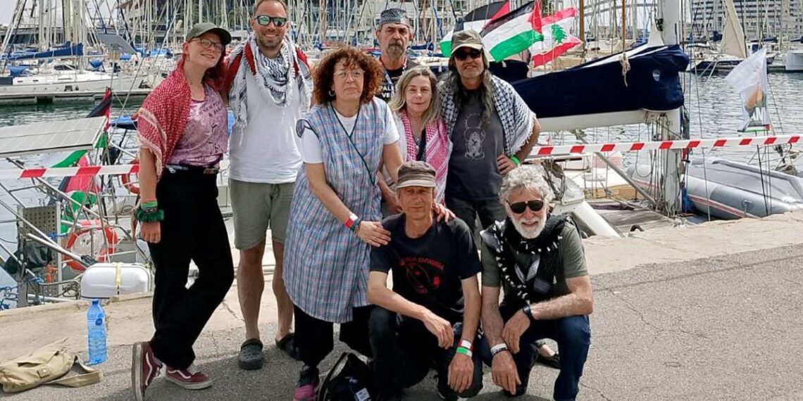Sandra Garrido, gallega en la Flotilla secuestrada por Israel: "Aparecieron de la nada"