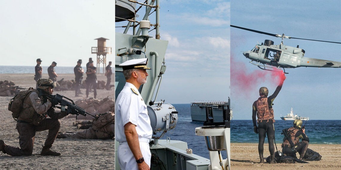 Así será el impresionante despliegue militar en Vigo que preside Felipe VI en Samil, horarios y maniobras
