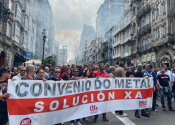 El metal paraliza Vigo en la segunda jornada de huelga con miles de participantes