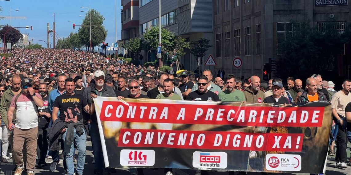 El metal toma las calles de Vigo de nuevo este miércoles, este es el recorrido de la manifestación