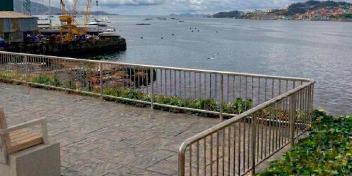 Un nuevo balcón para contemplar la ría de Vigo, así es el nuevo encanto que tendrá una playa de Moaña