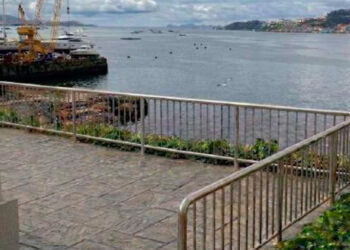 Un nuevo balcón para contemplar la ría de Vigo, así es el nuevo encanto que tendrá una playa de Moaña