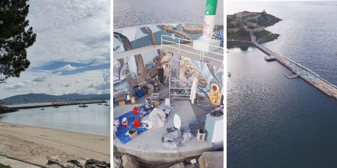 Baiona pone fecha al mural más grande de España, un photocall marítimo en las Rías Baixas