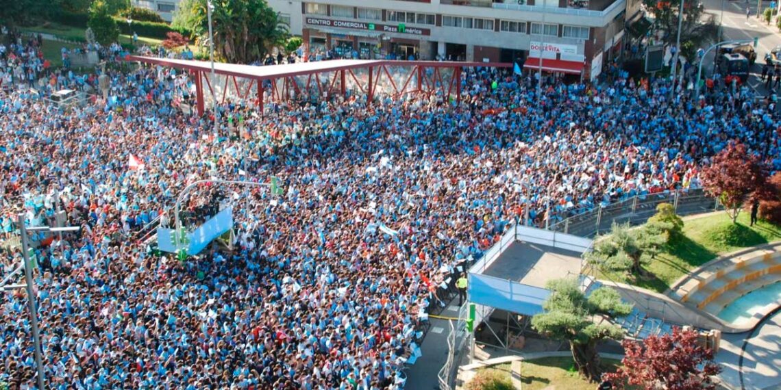 Vigo se prepara para el fiestón del celtismo y valla Praza América por la posible celebración europea