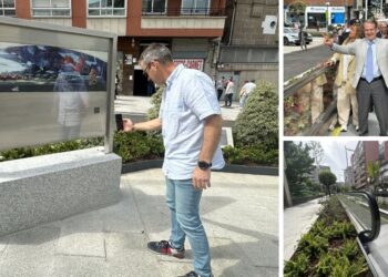 Inauguradas las nuevas rampas mecánicas de Vigo que sorprenden con dos obras de arte