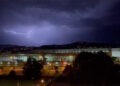 La tormenta ilumina la noche de Vigo y su área, con más de 100 rayos caídos en Galicia esta madrugada