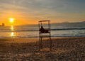 Samil sube de nivel unas horas, Vigo convierte su playa más mítica en un circuito de running efímero