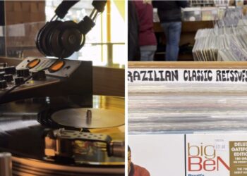 Una tapería del Casco Vello de Vigo se transforma en un "mercadillo musical" con vinilos y gastronomía