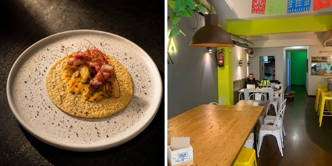 Pulpo, chile poblano y panceta caramelizada, un taco único en Vigo que busca conquistar Galicia