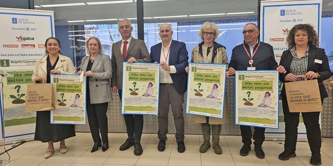 A festa das Letras Galegas arranca nos súper de Vegalsa-Eroski en Vigo con agasallos