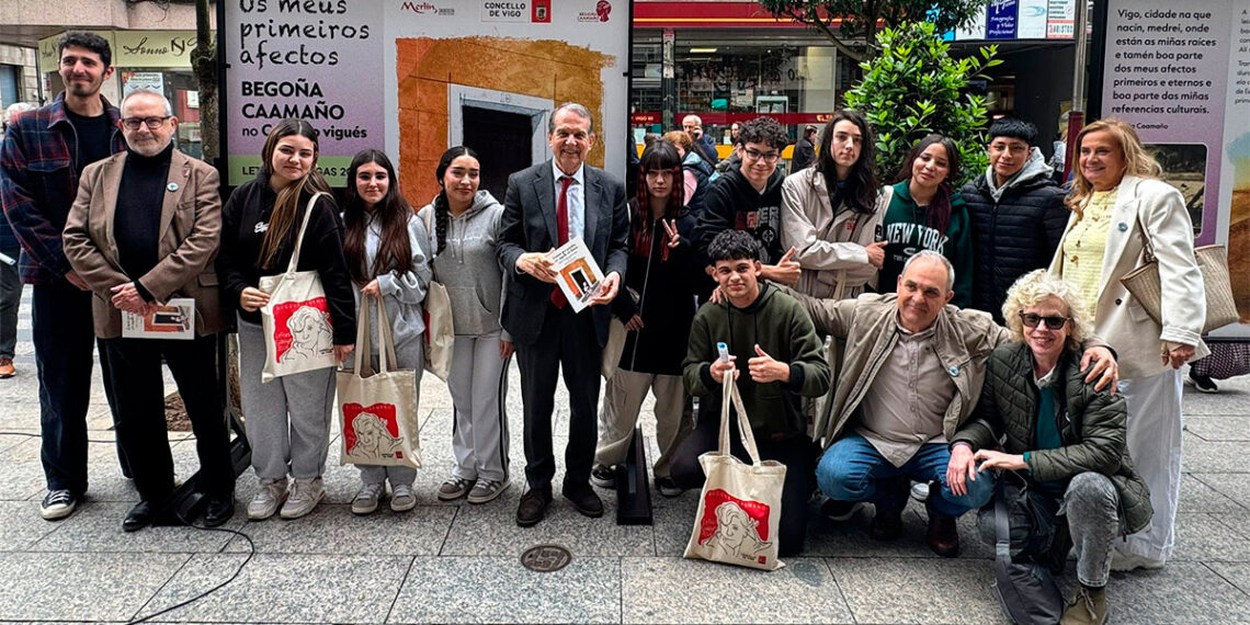 Vigo bautiza una de las "nuevas plazas" del barrio de O Calvario: "Begoña Caamaño merece memoria eterna"