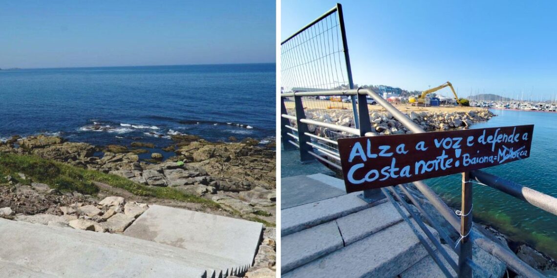 Vigo y Baiona se llevan dos banderas negras por el estado de su costa