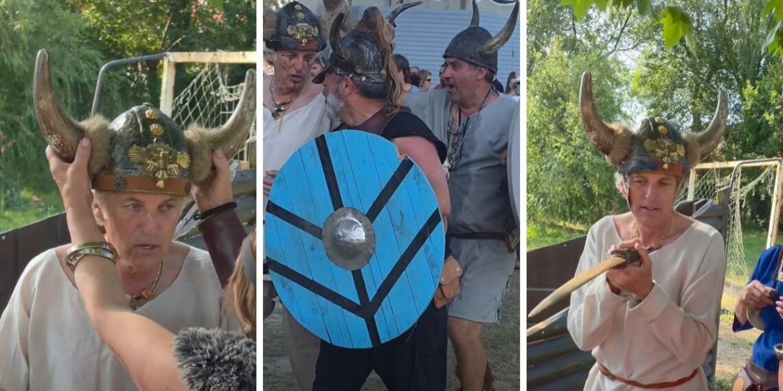 Calleja se transforma en un vikingo en las Rías Baixas para llevar una gran fiesta de Galicia al 'prime time'