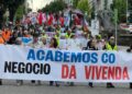 Centenares de personas marchan en Vigo para exigir medidas "valientes" en vivienda": "Cústanos a vida"