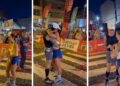 "Tenemos una pedida de mano", así fue el momento más bonito de la Nocturna Correndo por Vigo