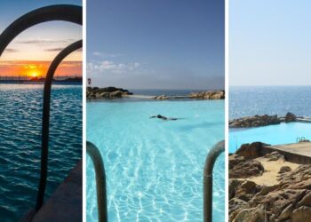 Abren las piscinas de agua salada a orillas del Atlántico que triunfan en el norte de Portugal