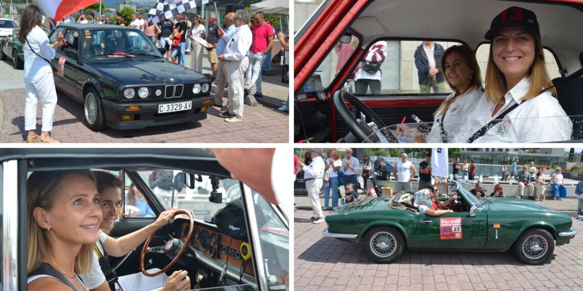 Los coches clásicos vuelven a tomar Vigo con la salida del icónico Rally das Donas
