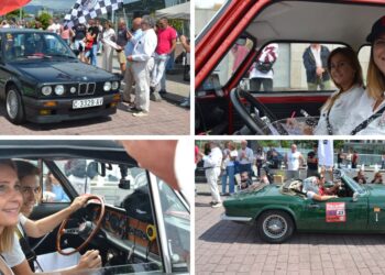 Los coches clásicos vuelven a tomar Vigo con la salida del icónico Rally das Donas