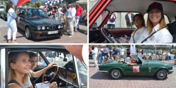 Los coches clásicos vuelven a tomar Vigo con la salida del icónico Rally das Donas