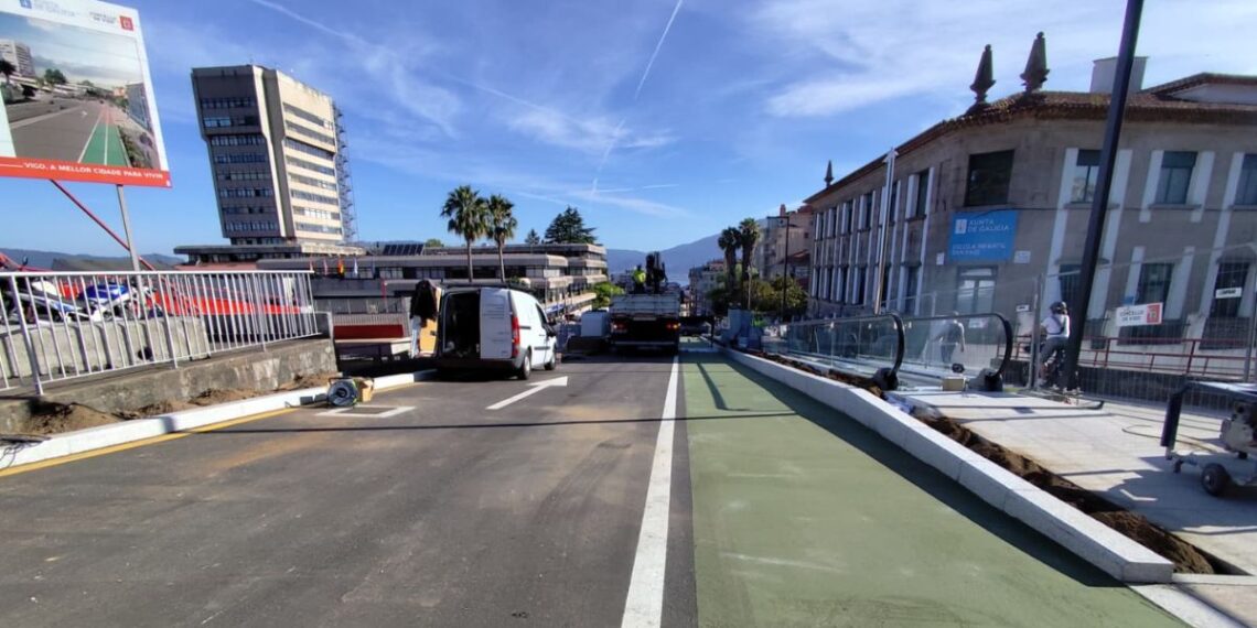 Más novedades en las próximas rampas del centro de Vigo antes de su inminente inauguración