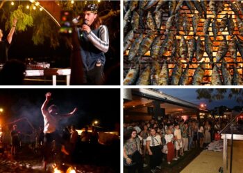 Así se vivió la noche de San Xoán en uno de los lugares más míticos de las Rías Baixas