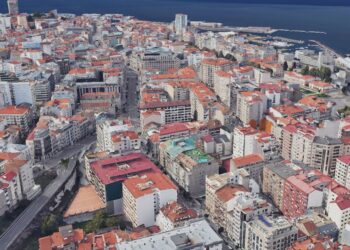 Un edificio de seis plantas y 34 viviendas se levantará en un solar vacío en el centro de Vigo