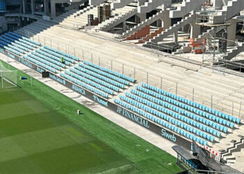 La nueva grada de Gol ya luce en un Balaídos que sueña en hacer a Vigo sede del Mundial 2030