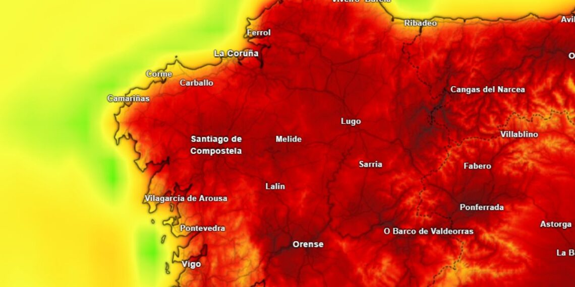 La Xunta amplía el nivel rojo de alerta por calor en Galicia con restricciones activadas