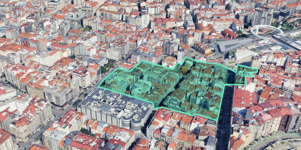 Supermanzanas, cierres horarios al tráfico y más árboles, el "nuevo" barrio que planea Vigo