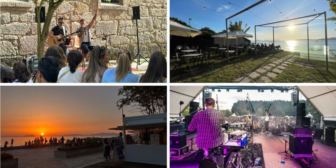 Explosión de conciertos gratis en las Rías Baixas, desde festivales hasta música en directo junto al mar