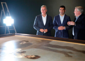 La "obra cumbre" de Castelao ya está en Galicia y se exhibirá tres meses en el Museo de Pontevedra
