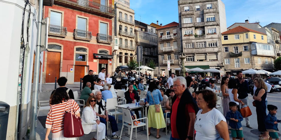 Crece la terraza más cotizada de Vigo, un mirador muy repartido en la zona de moda