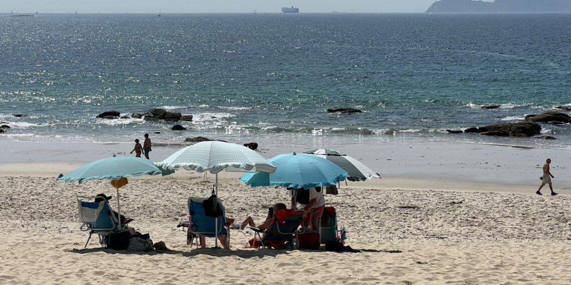 Vigo arranca la semana con altas temperaturas y la Aemet prevé alcanzar los 37 grados