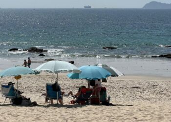 Vigo arranca la semana con altas temperaturas y la Aemet prevé alcanzar los 37 grados