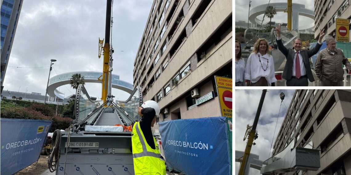 Vigo instala sus nuevas rampas para conectar a lo T4 la ciudad, "esto es imparable"