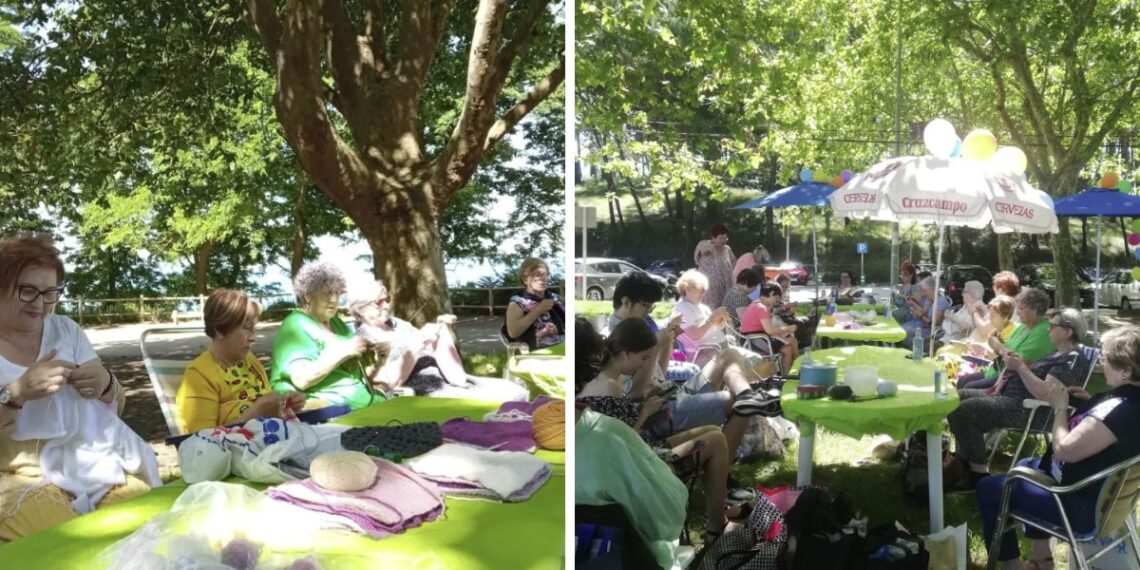 Una playa de Samil se llenará de lanas y agujas en un encuentro único para tejer con vistas al mar
