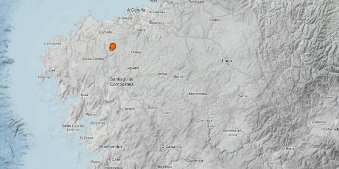 Dos temblores casi seguidos se dejan notar en Galicia esta madrugada