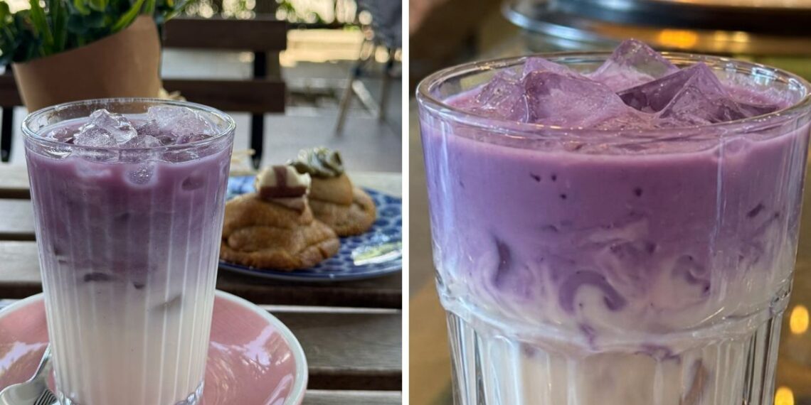 La nueva bebida de moda aterriza en Vigo, así es el "fenómeno morado" que reta al té matcha