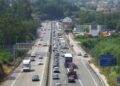Importantes retenciones en la A-55 en sentido Vigo tras el accidente de tres vehículos en Mos