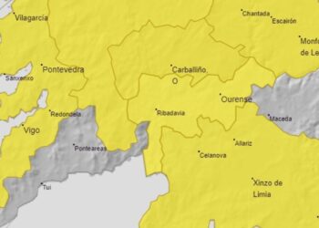 La Aemet activa una alerta por lluvias y tormenta en Vigo y su área para este fin de semana