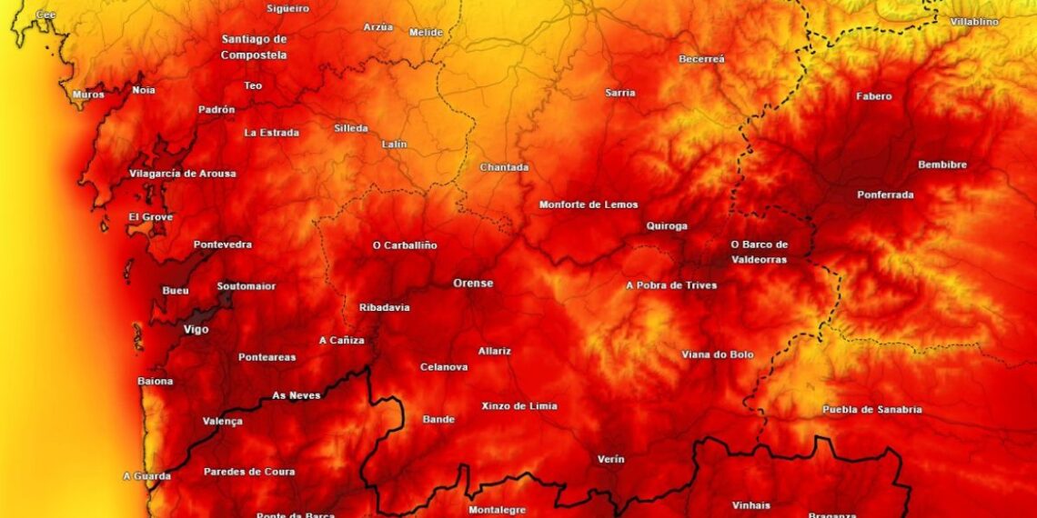La llegada de una masa de aire cálida obliga a activar la alerta por calor en Vigo con máximas de 36º